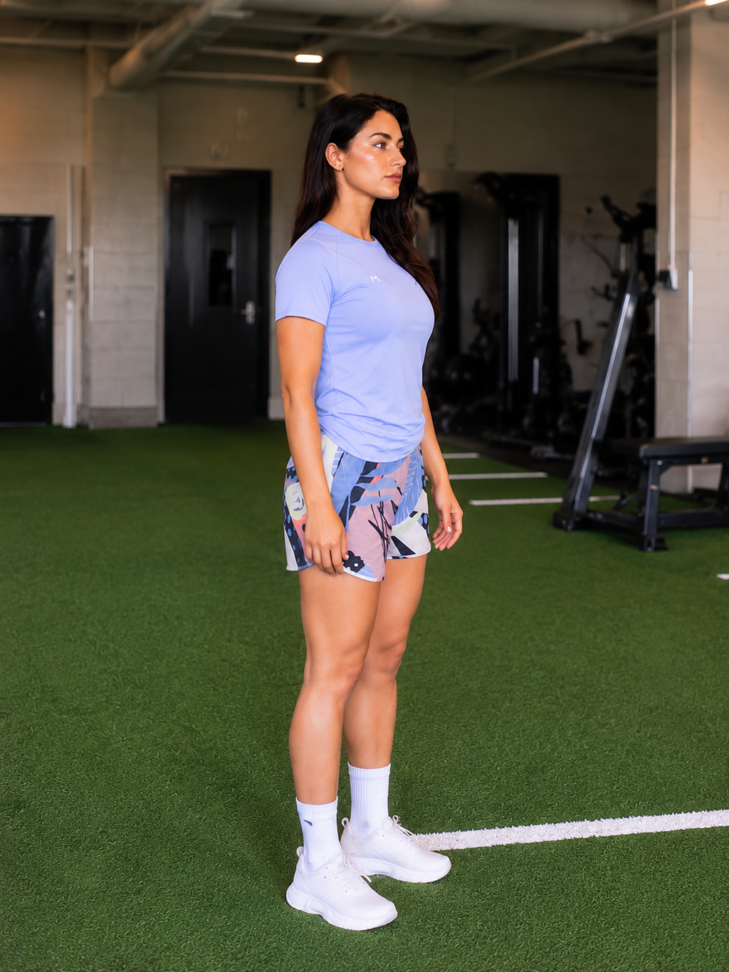 Periwinkle Blue colour mesh tee – Flexible Fit, Breathable Mesh, Stylish Comfort