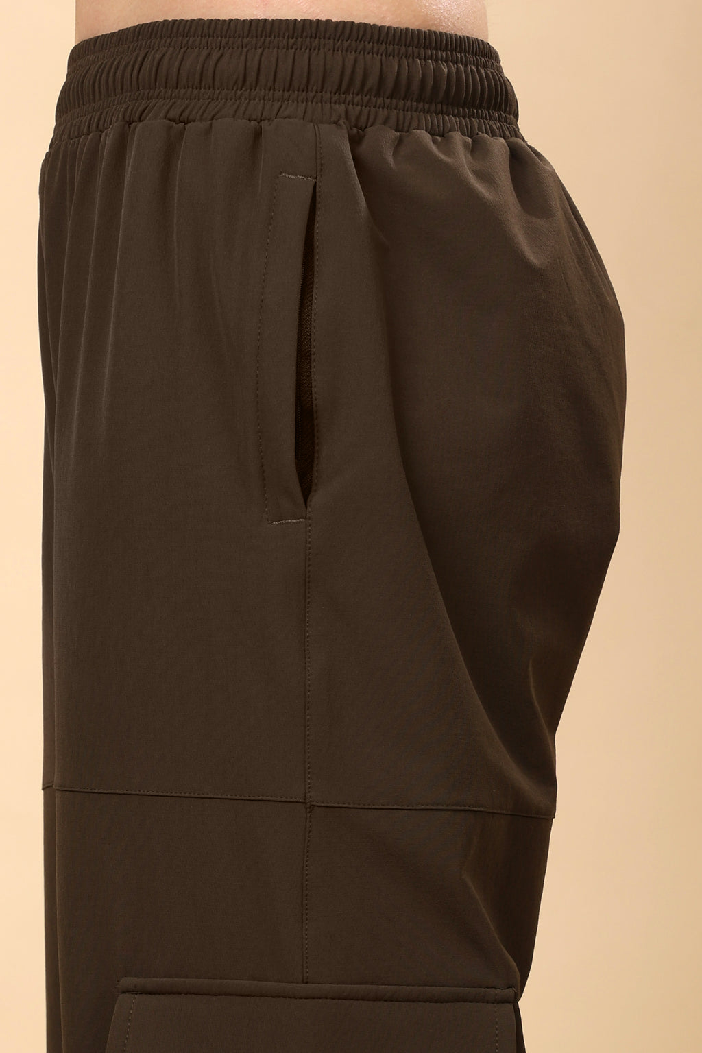 Brown Loose Rise Joggers