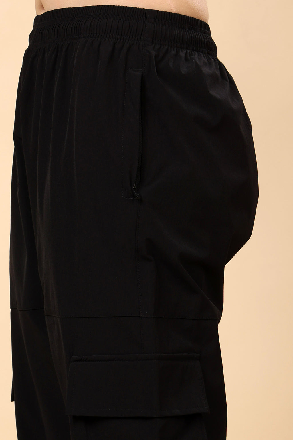 Black Mid Rise Joggers