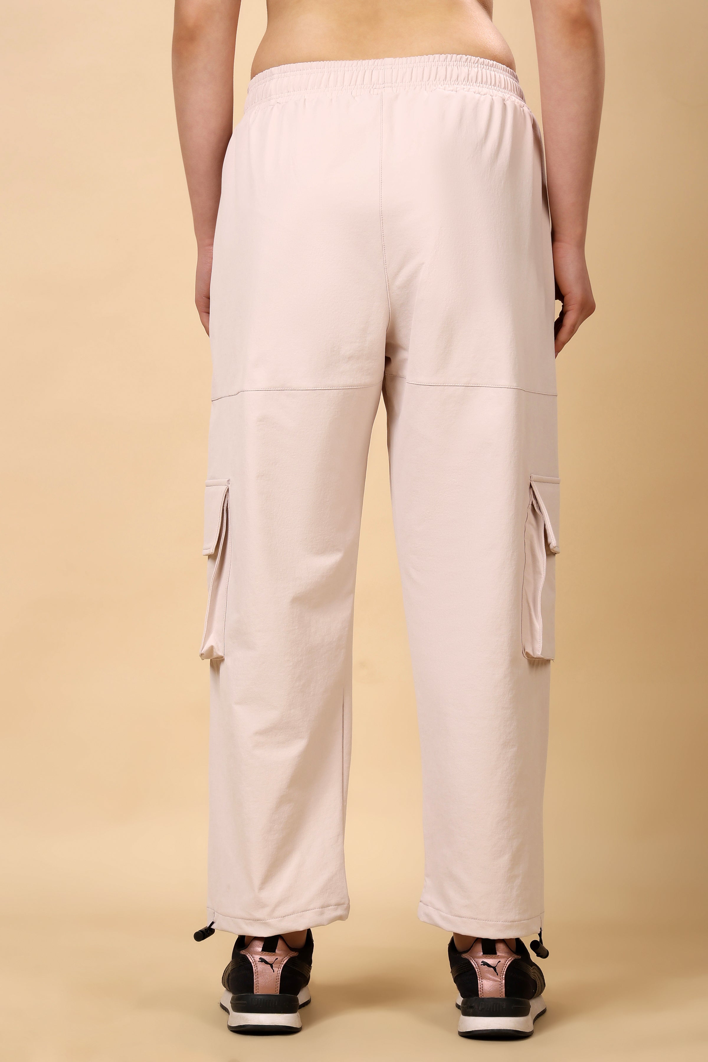Baby Pink Loose Fit Joggers