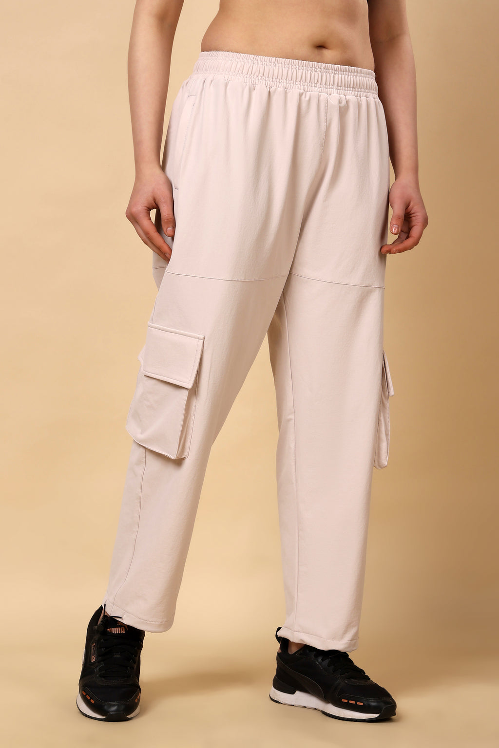 Baby Pink Loose Fit Joggers