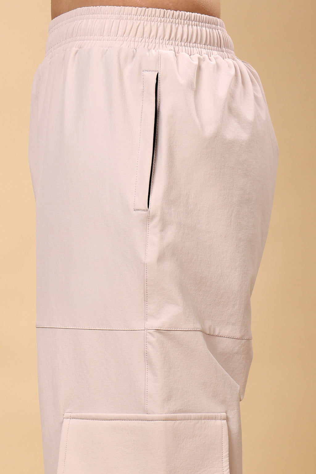 Baby Pink Loose Fit Joggers