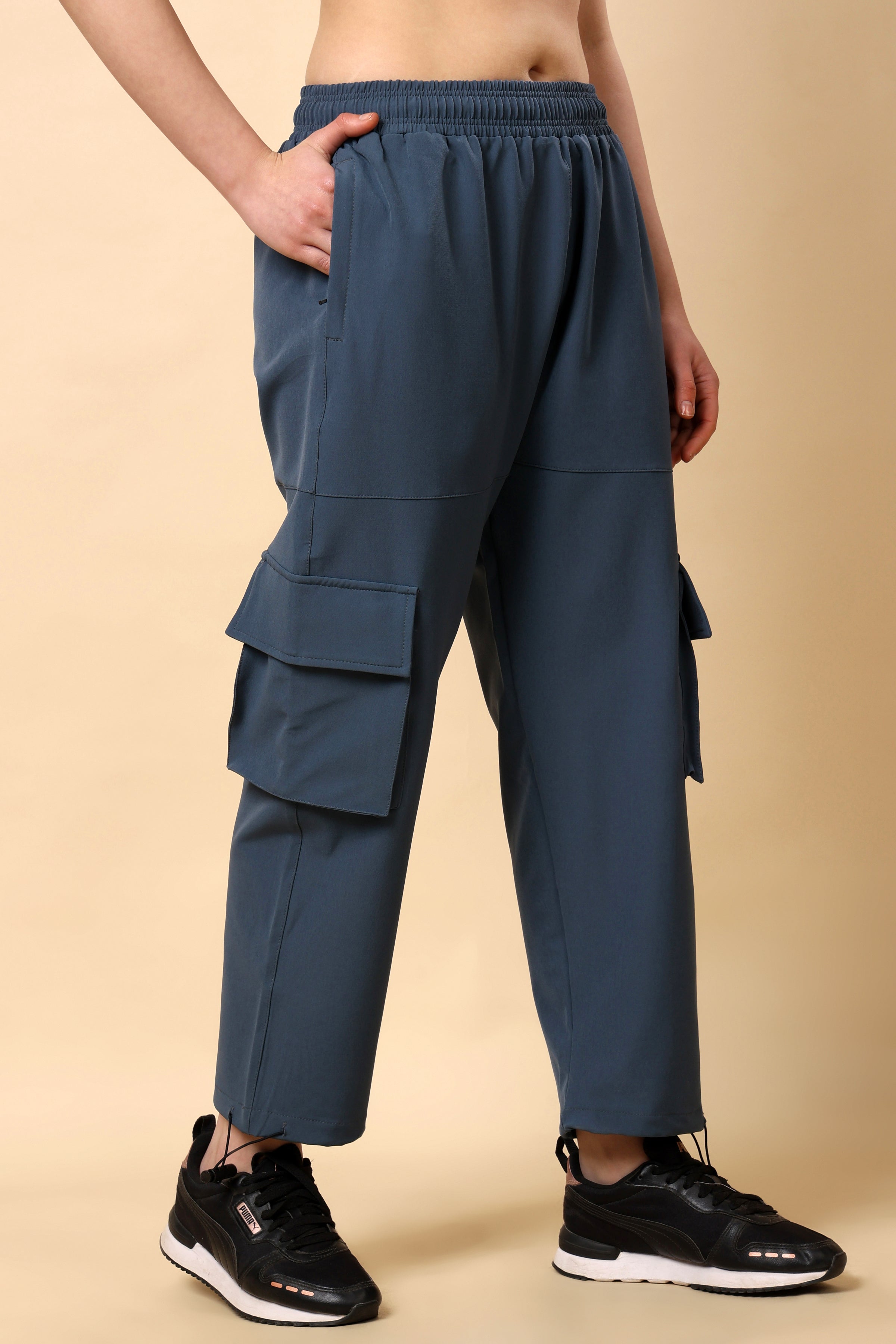 Aegean Blue Loose Fit Joggers
