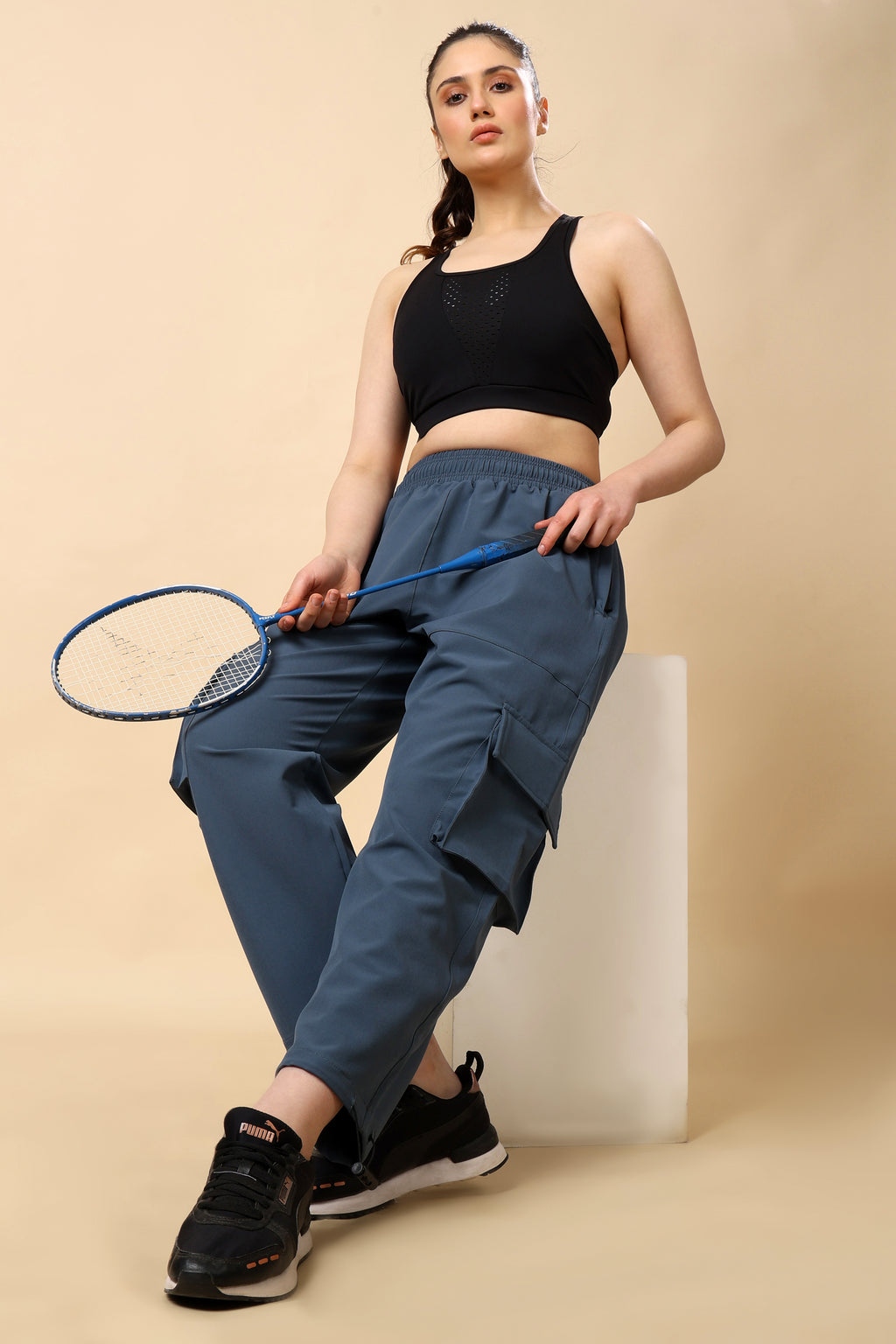 Aegean Blue Loose Fit Joggers