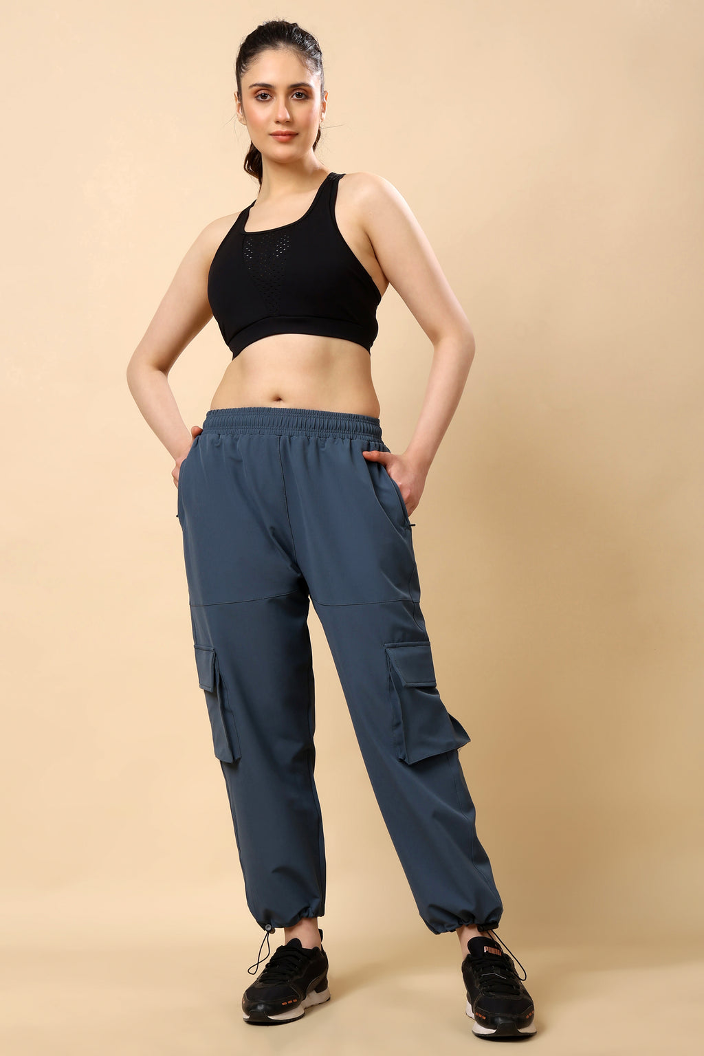 Aegean Blue Loose Fit Joggers