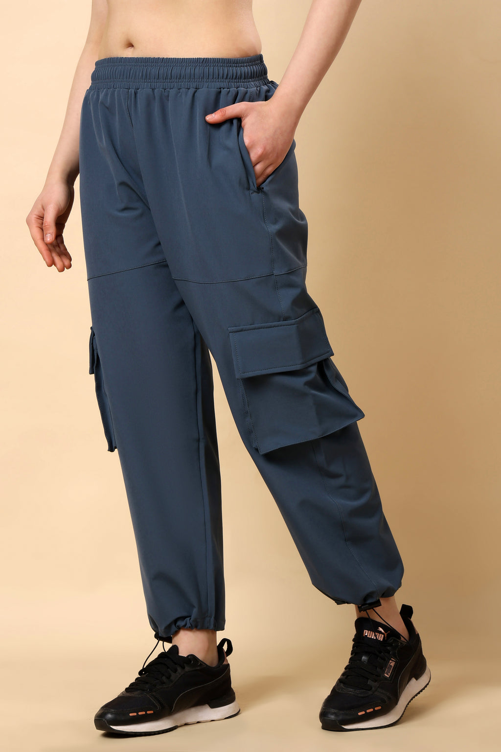 Aegean Blue Loose Fit Joggers