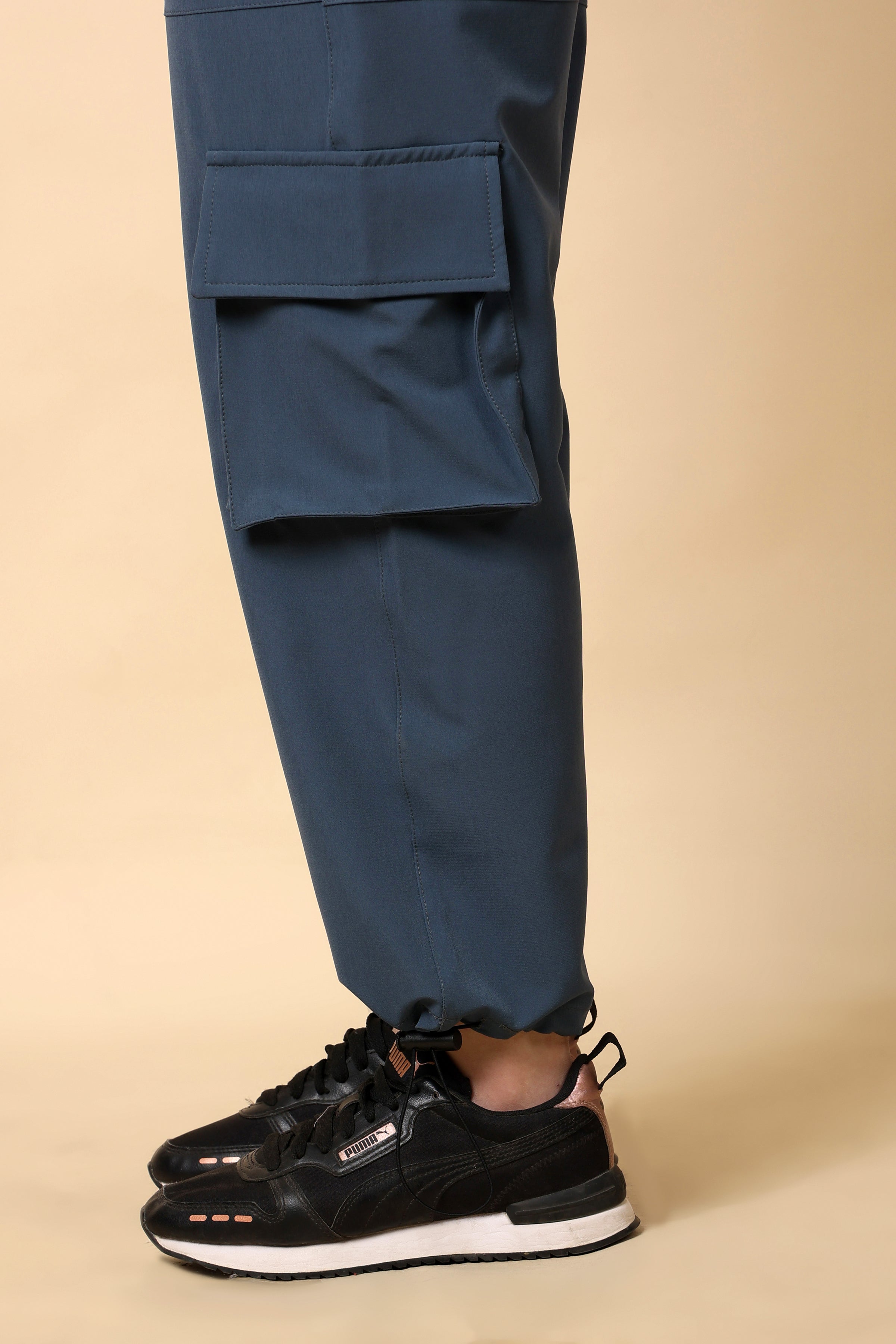 Aegean Blue Loose Fit Joggers