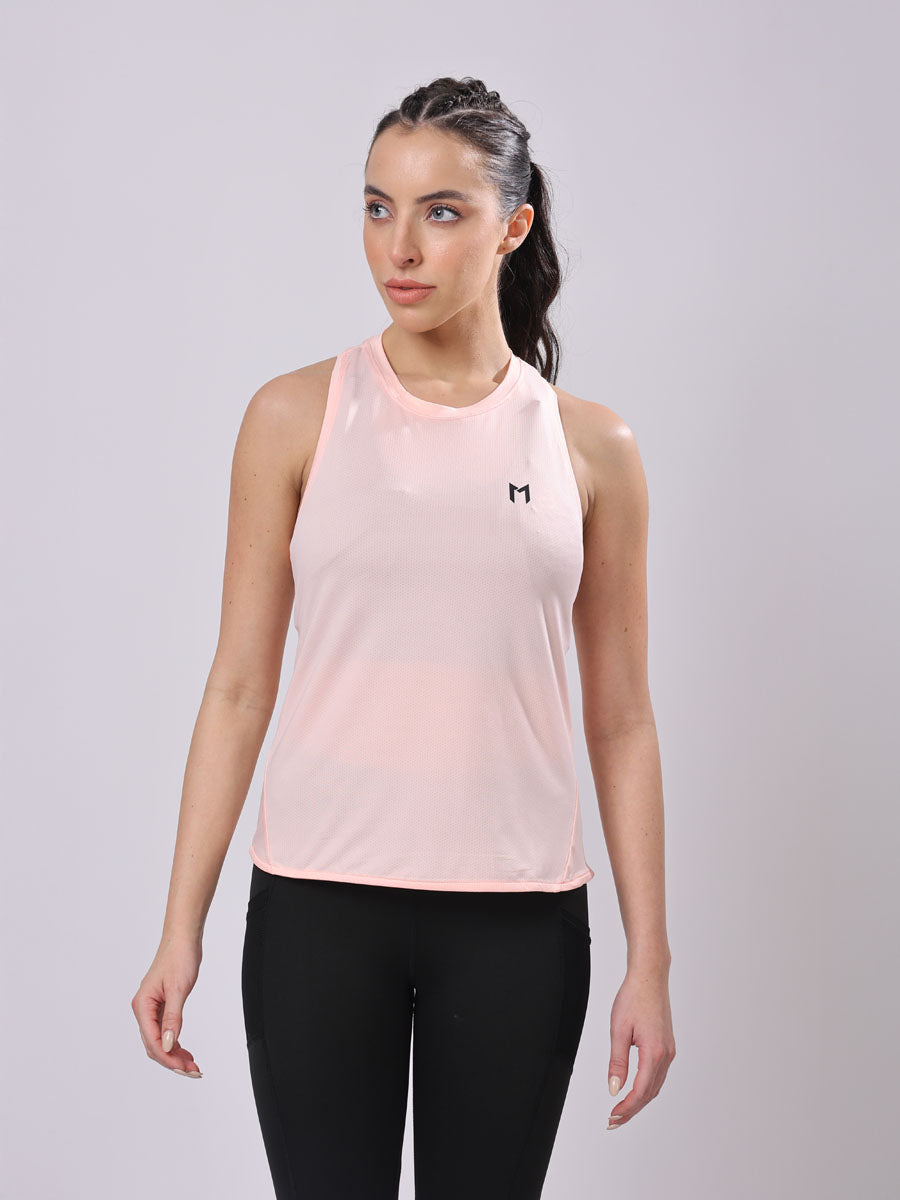 MagPro’s Tea Rose Pink Modern Tank Top – All Day Comfort, Quick Dry, Flexible
