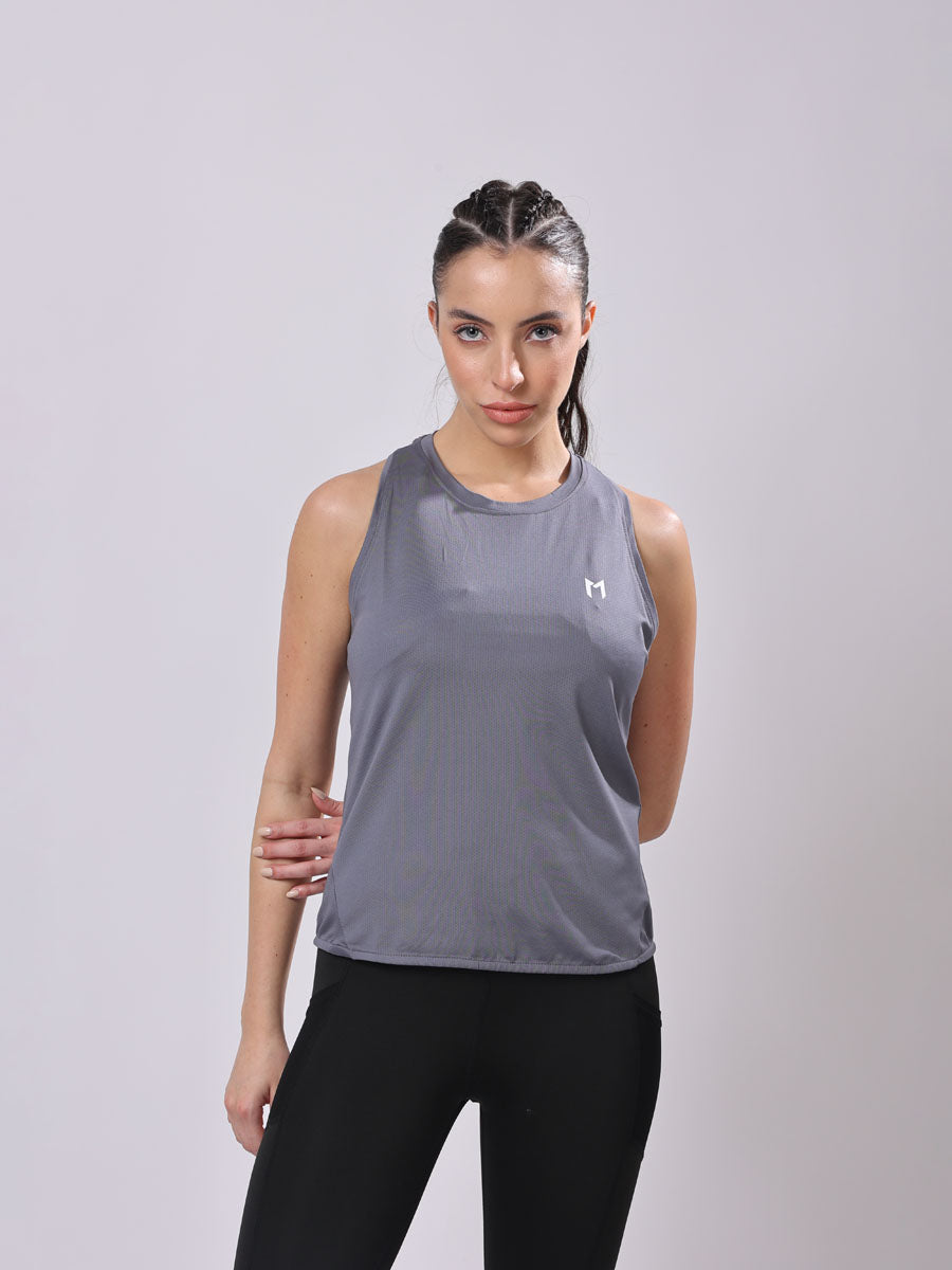 MagPro’s Grey Modern Tank Top – Feather Light, Sweat Wicking, Ultra Soft