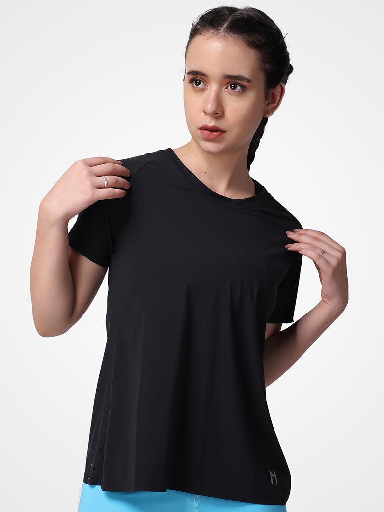 Feather Feel Black Laser Tee