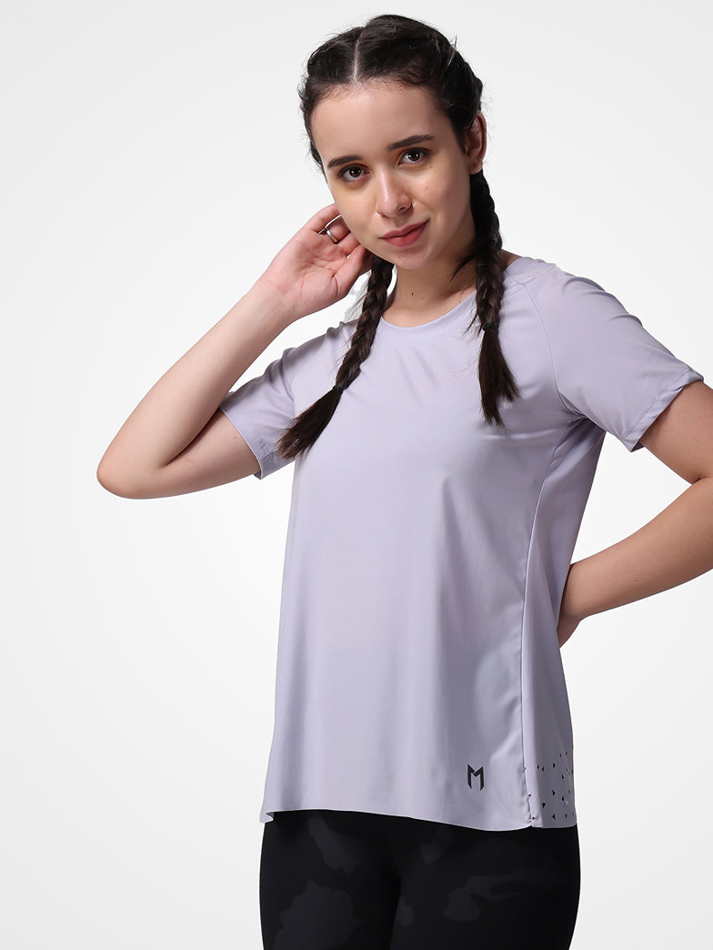 Feather Feel Lavender Laser Tee