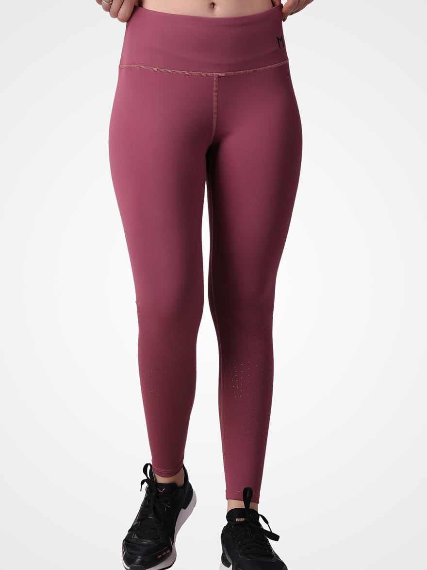 Laser Wine Leggings – Sleek Design, Moisture Wicking, Ultra Comfort