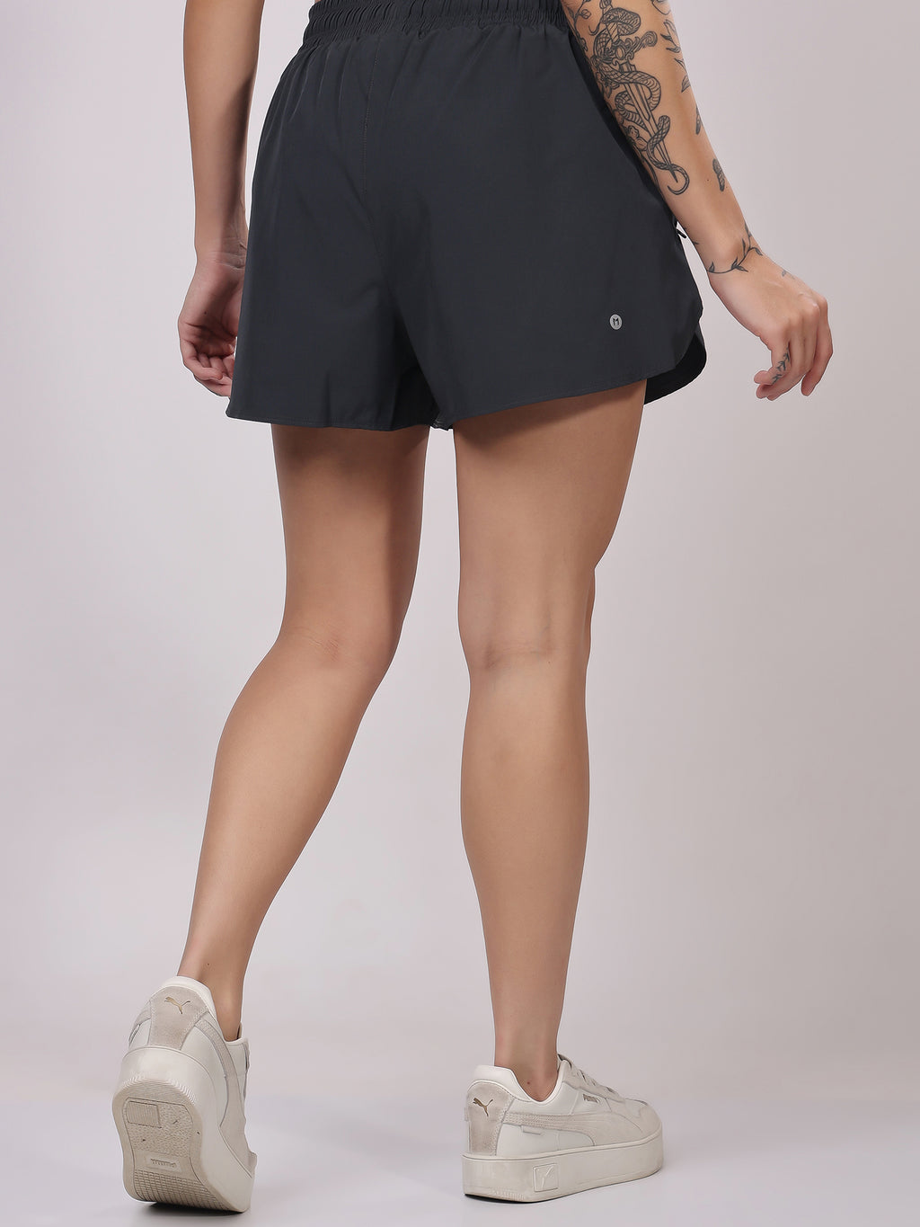 Dark Grey Dual Shorts – Sweat Wicking, Lightweight, Perfect Stretch
