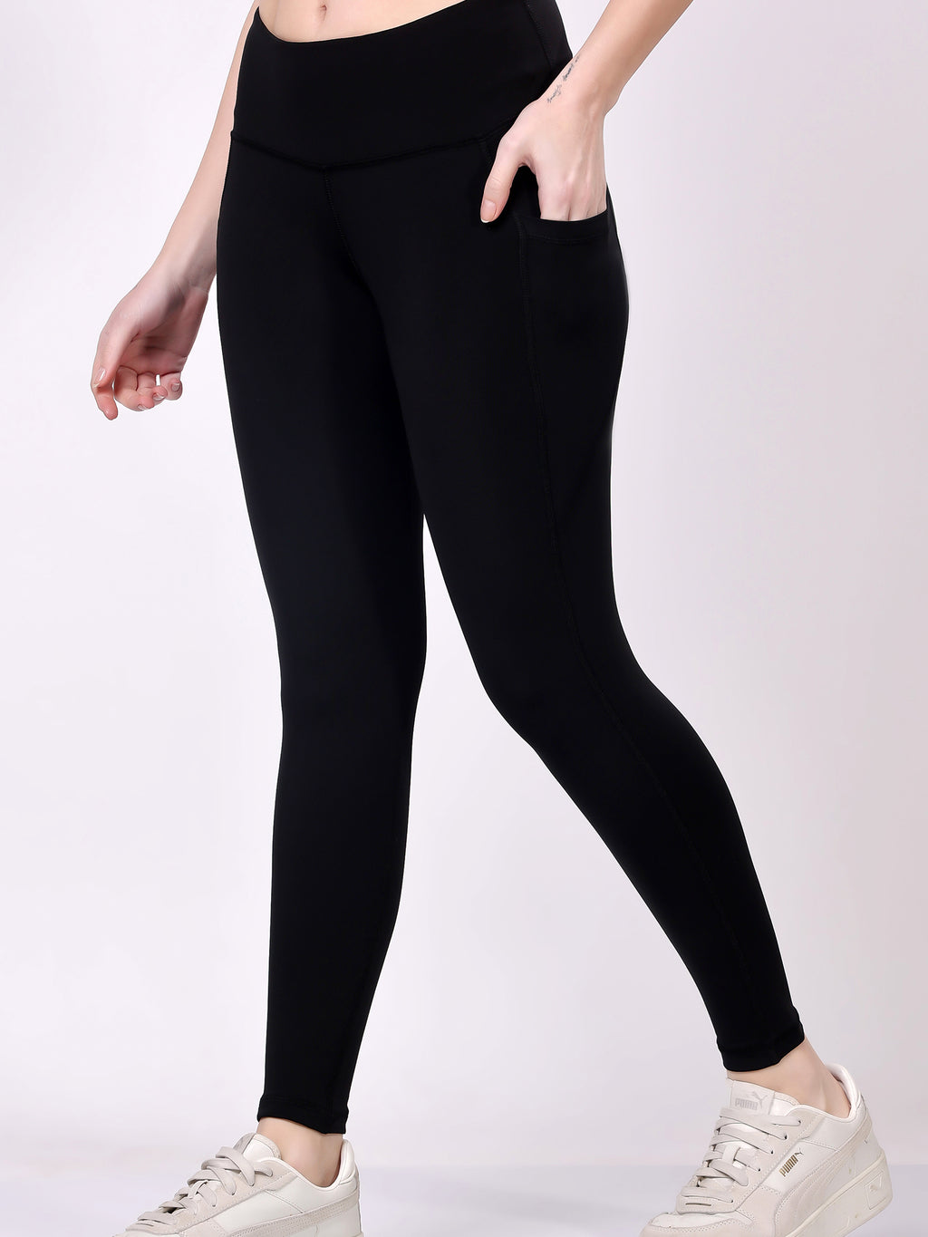 Power Pair Black Leggings – Sleek Design, Squat Proof, Ultra Stretch