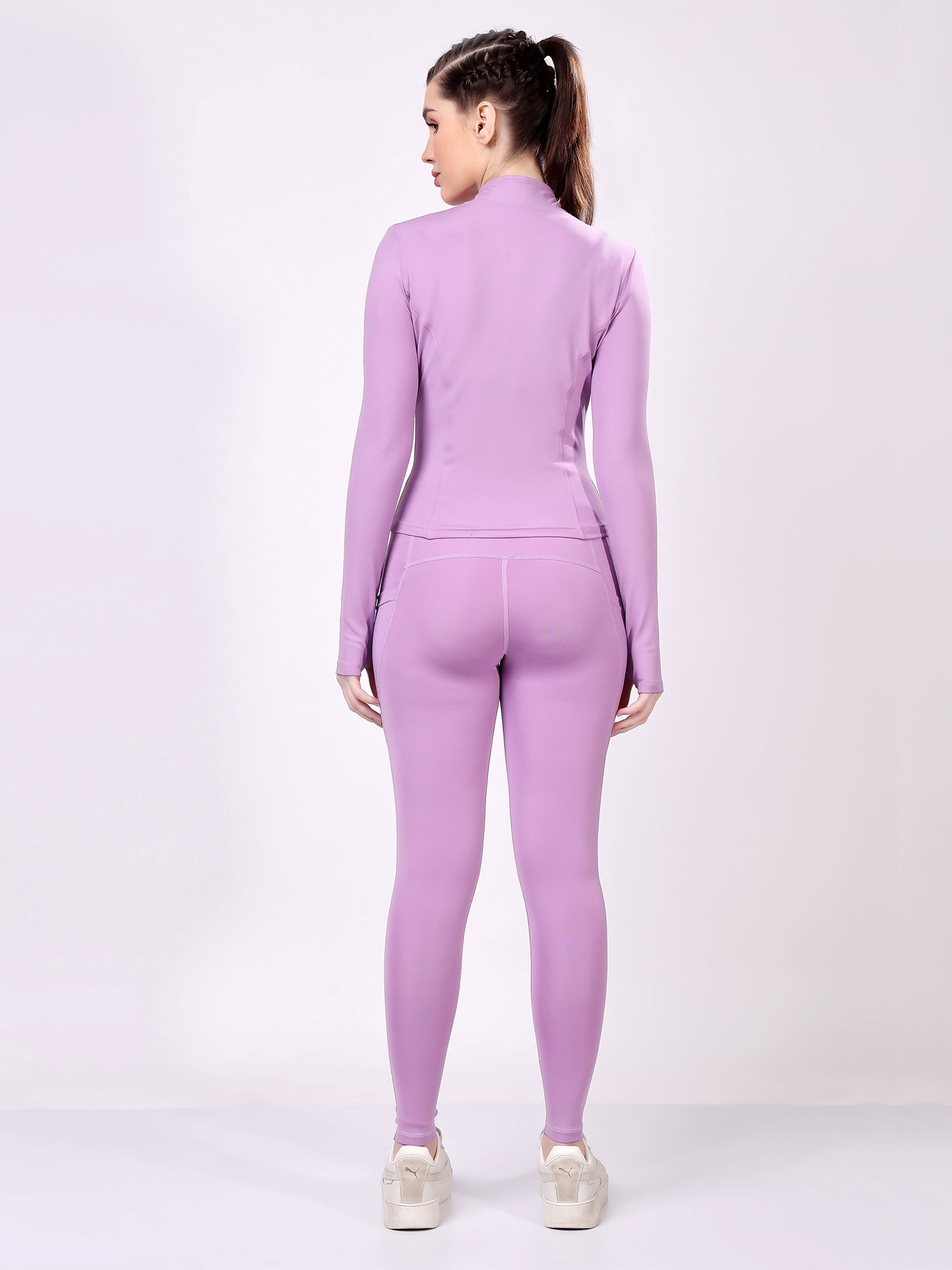 Power Pair Orchid Co-Ord Set – Supportive Fit, Elegant Style, Breathable Fabric