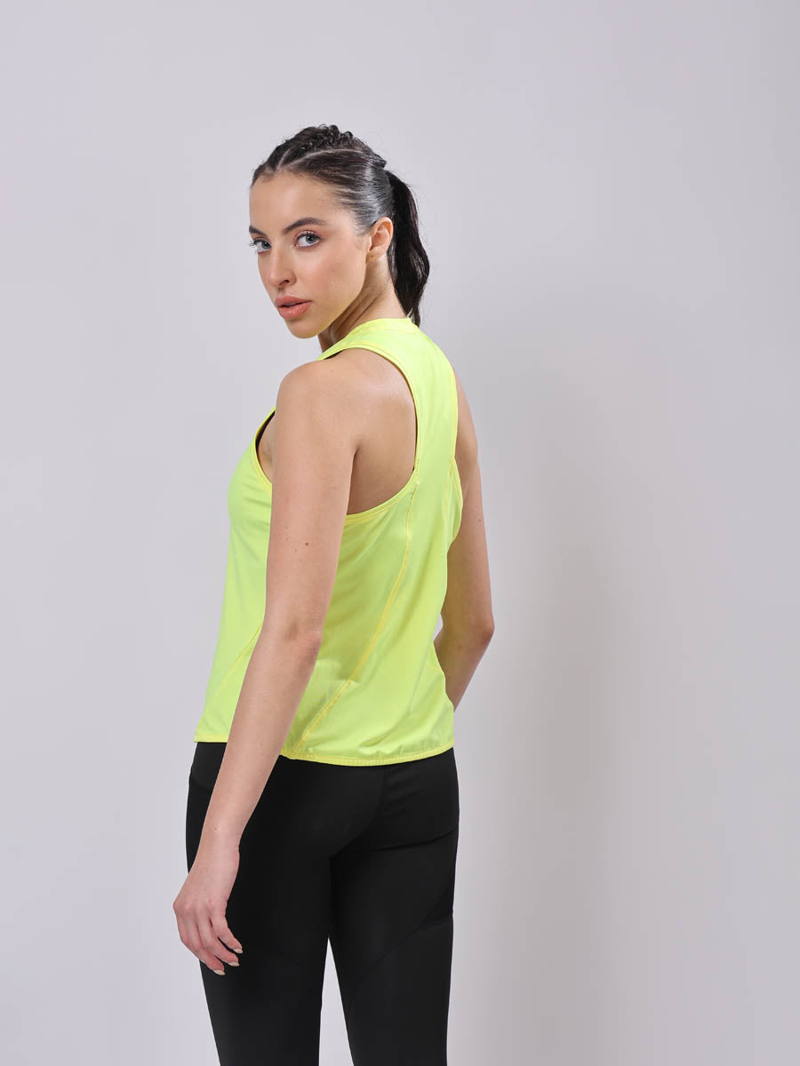 MagPro’s Pop Yellow Modern Tank Top – Feather Light, Breathable, Sweat Wicking