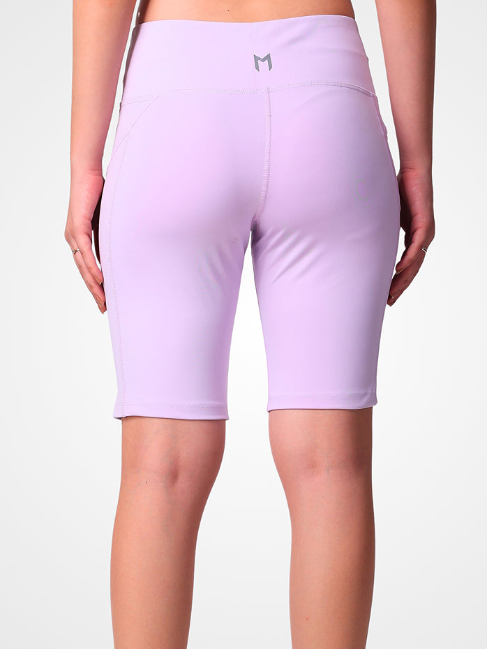 Lavender Cycling Shorts – Ultra Soft, Breathable Fabric, All-Day Comfort