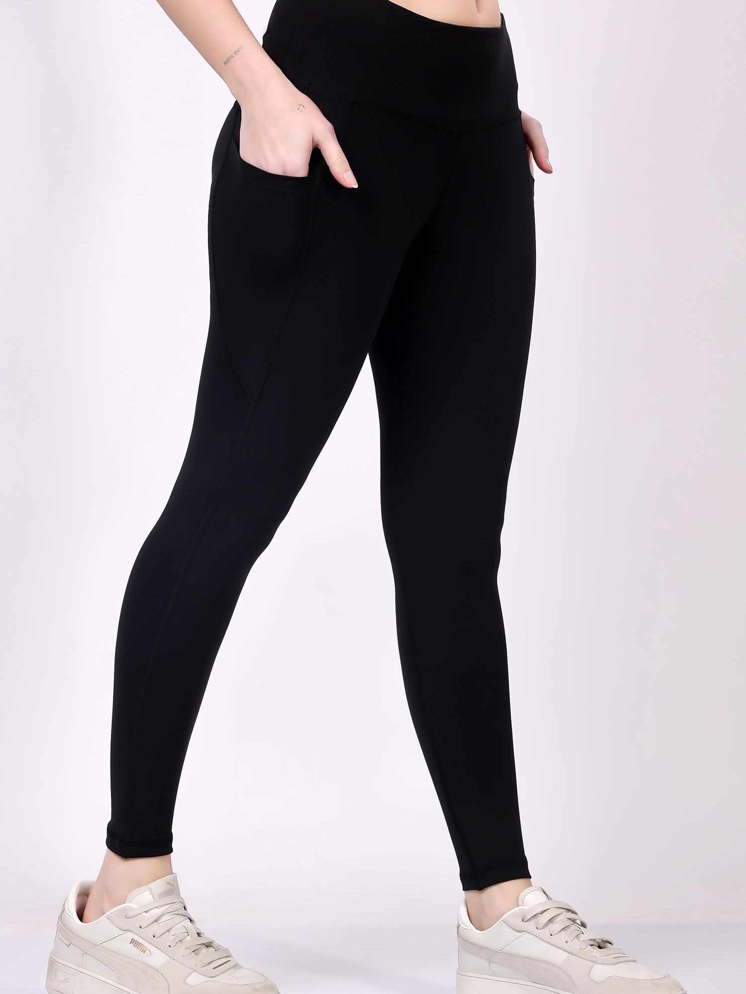 Power Pair Black Leggings – Sleek Design, Squat Proof, Ultra Stretch