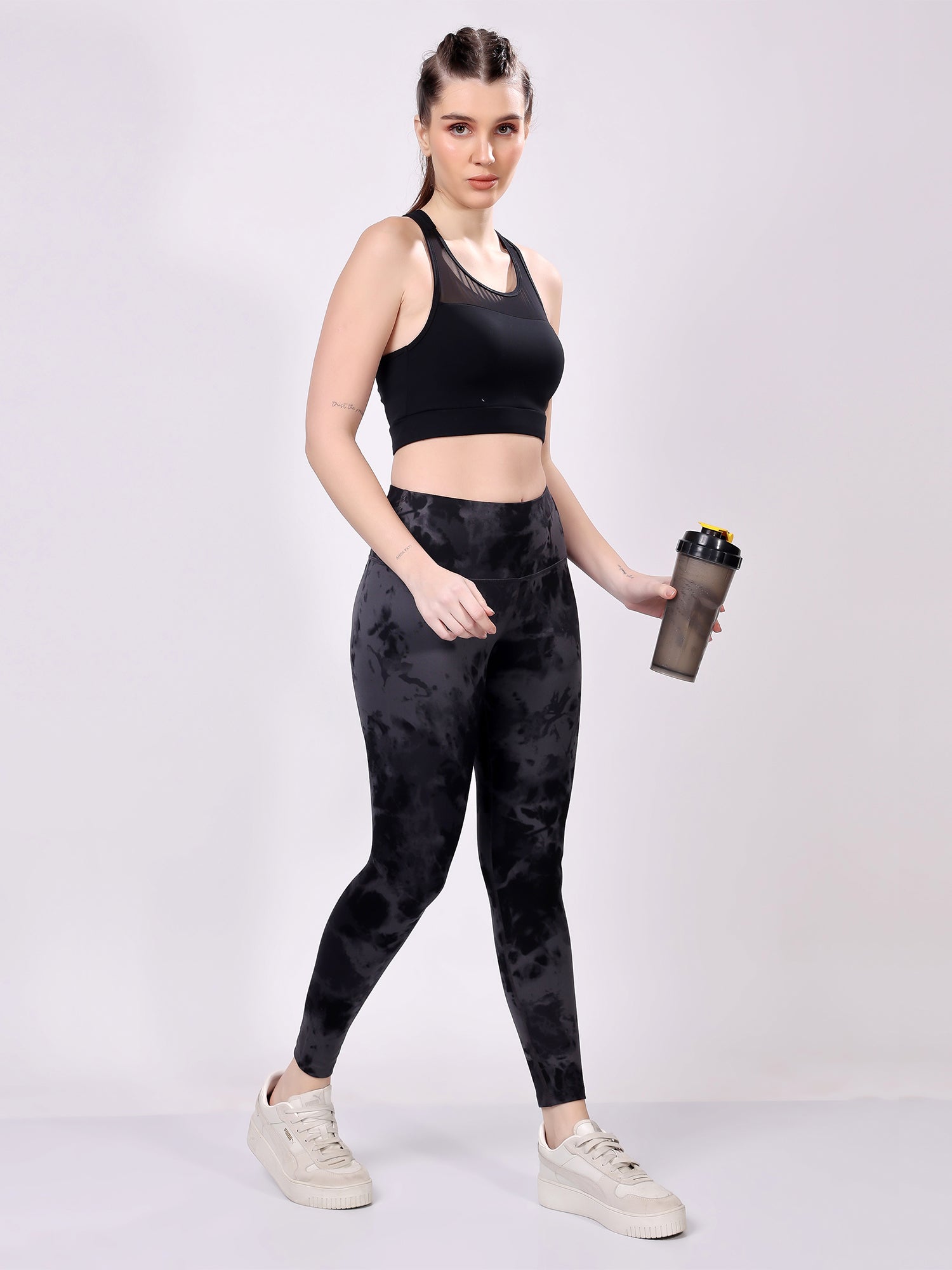 Black Printed Leggings – Trendy Look, Ultra Comfort, High Waist