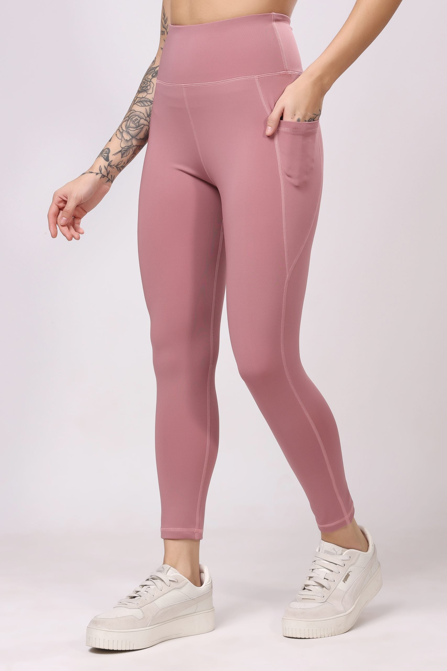 Power Pair Wine Leggings – Rich Tone, Ultra Comfort, Sweat Wicking
