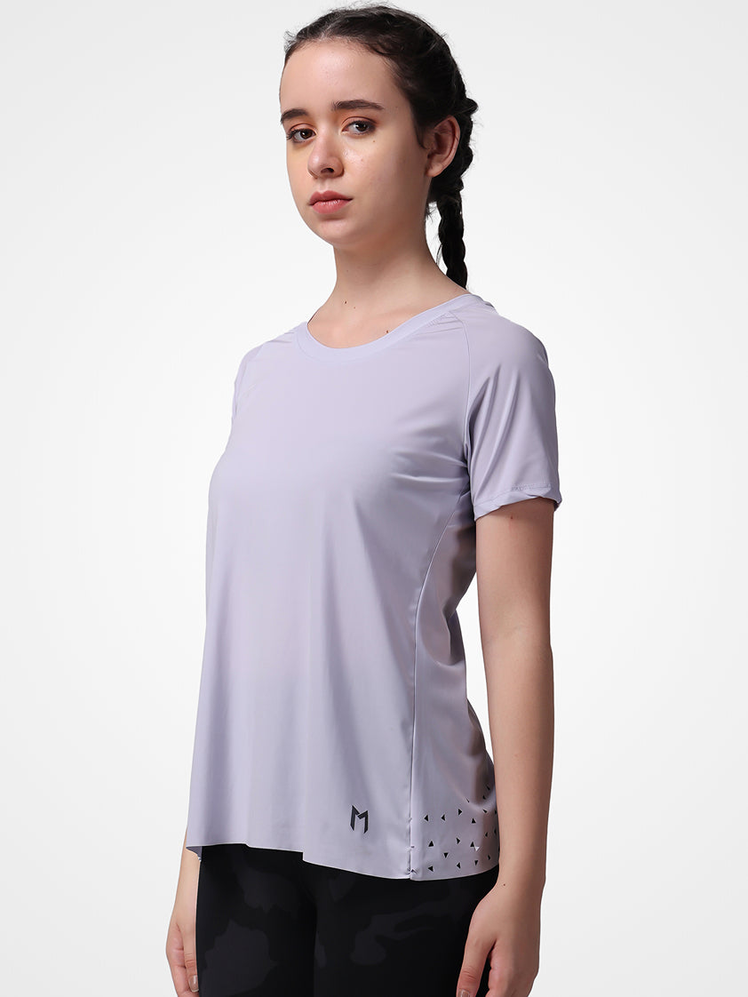 Feather Feel Lavender Laser Tee