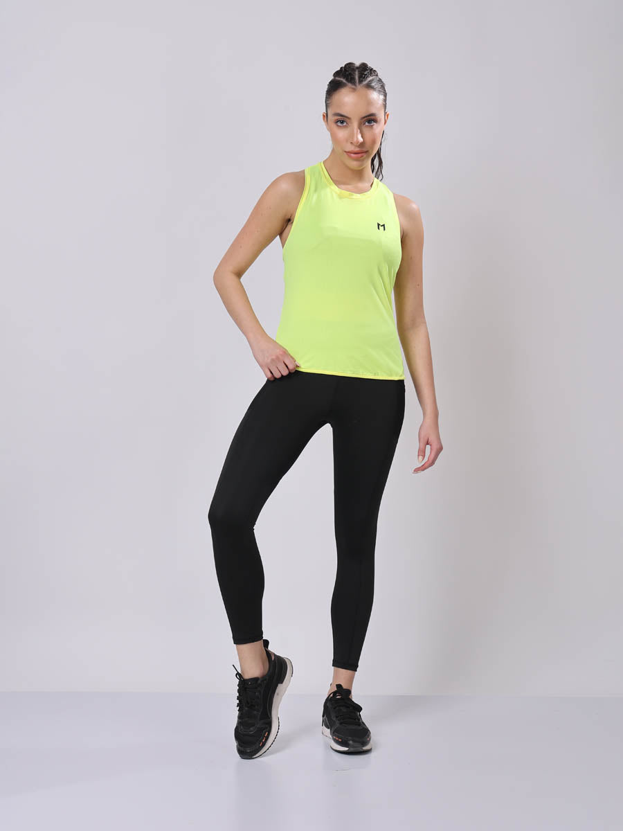 MagPro’s Pop Yellow Modern Tank Top – Feather Light, Breathable, Sweat Wicking
