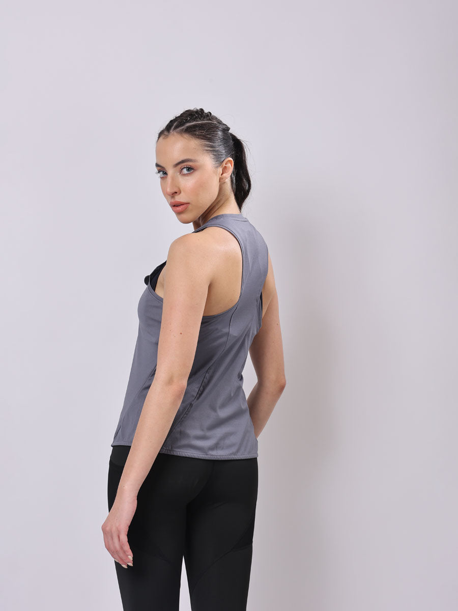 MagPro’s Grey Modern Tank Top – Feather Light, Sweat Wicking, Ultra Soft