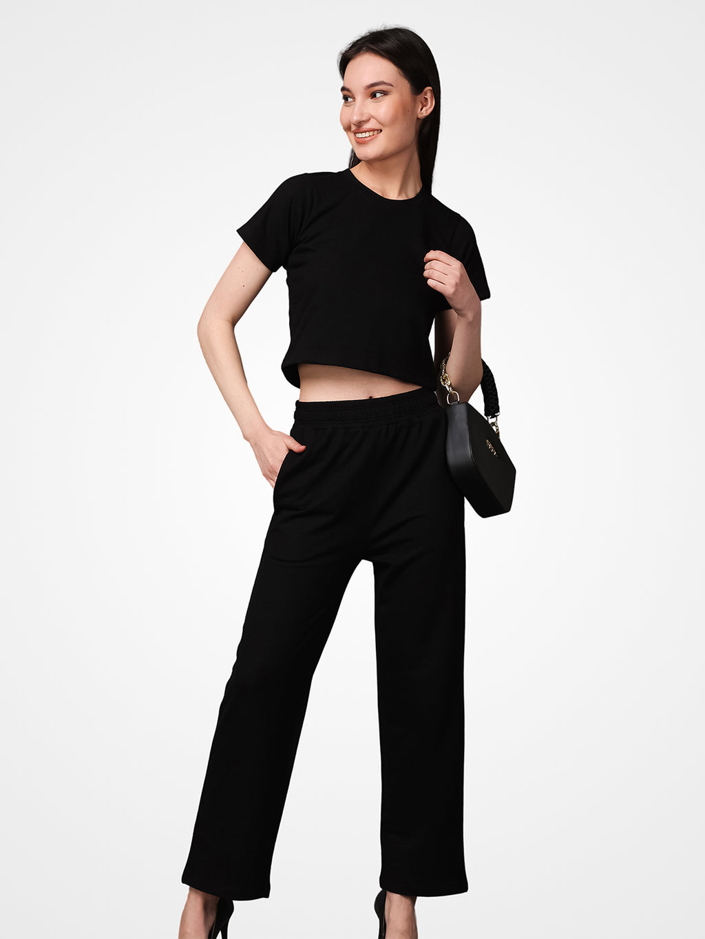 Laughing Black Co-Ord Set