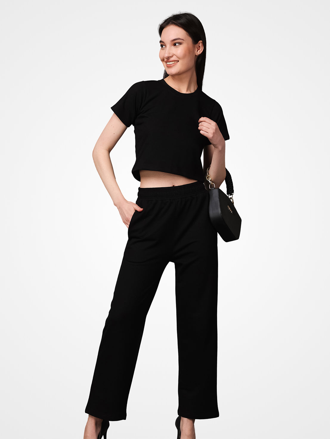 Laughing Black Co-Ord Set