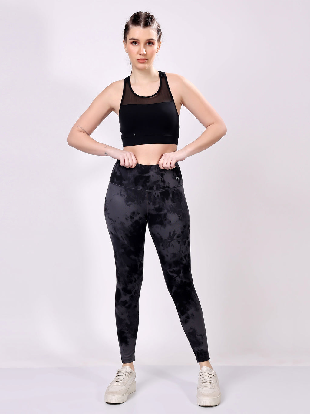 Black Printed Leggings – Trendy Look, Ultra Comfort, High Waist