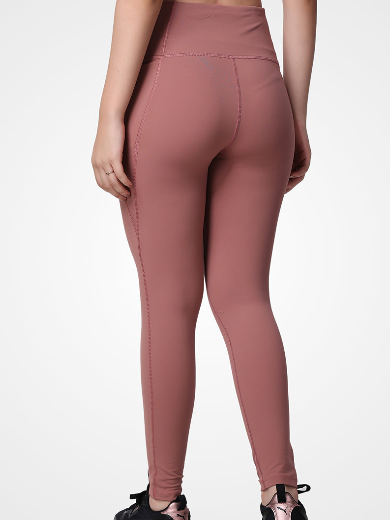 Nude Pink Performance Leggings – Ultra Soft, High Waist, Breathable Fabric