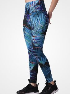 Multi-Coloured Printed Leggings – Soft Stretch, Breathable Fabric, High Waist