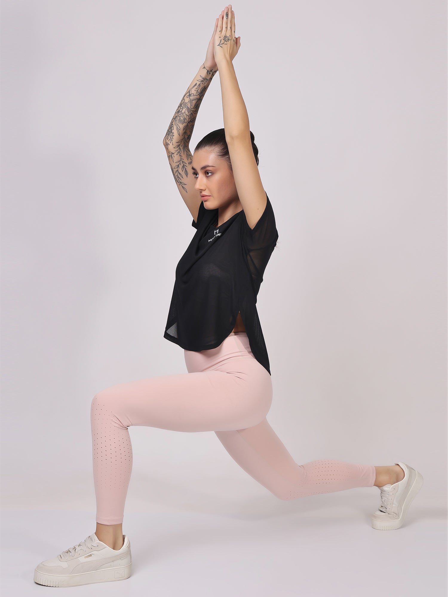 Black Full Mesh Tee – Sleek Design, Full Breathability, Ultimate Comfort