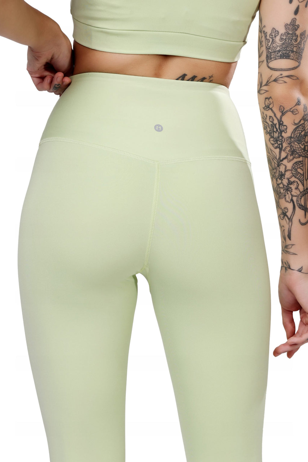 Laser Elaichi Green Leggings – Soft Stretch, Fresh Look, All-Day Comfort