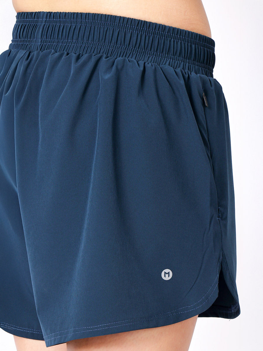 Air Force Blue Dual Shorts – Durable Fabric, Snug Fit, Bold Look