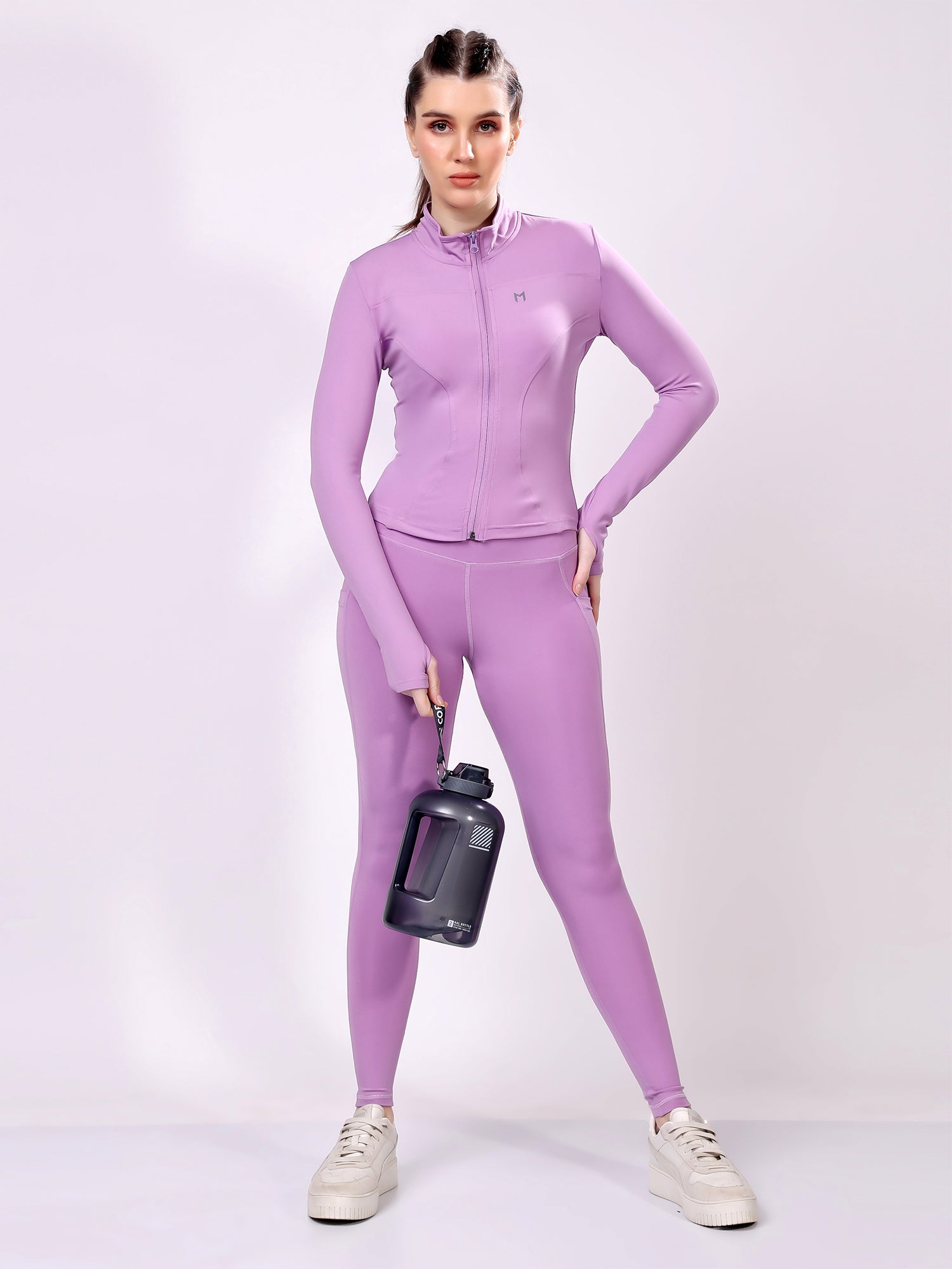 Power Pair Orchid Co-Ord Set – Supportive Fit, Elegant Style, Breathable Fabric