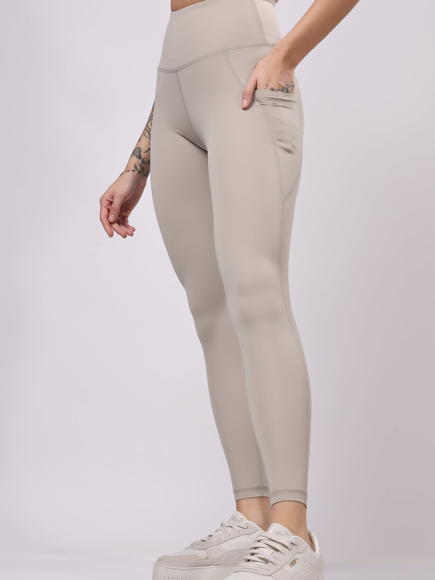Power Pair Sandstone Leggings – Soft Feel, All-Day Comfort, Breathable Fabric