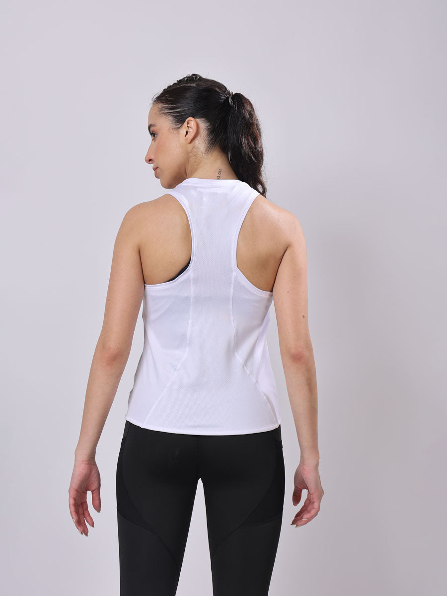 MagPro’s White Modern Tank Top – Gym Ready, Stay Cool, Flexible Fit