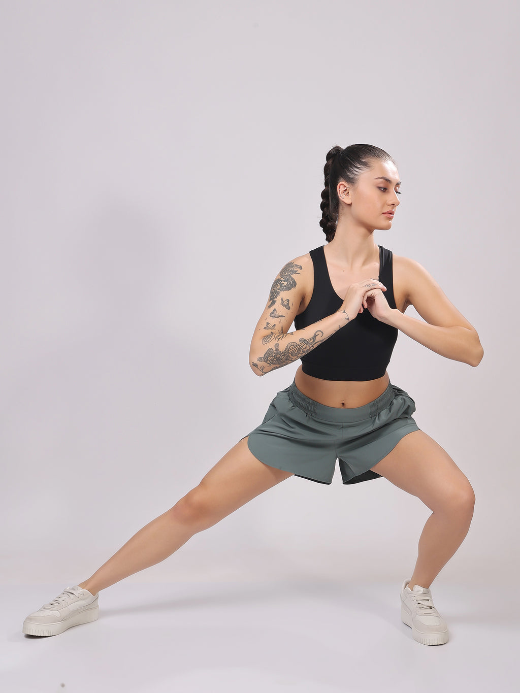 Teal Dual Shorts – Quick Dry Fabric, Ultra Comfort, Active Fit