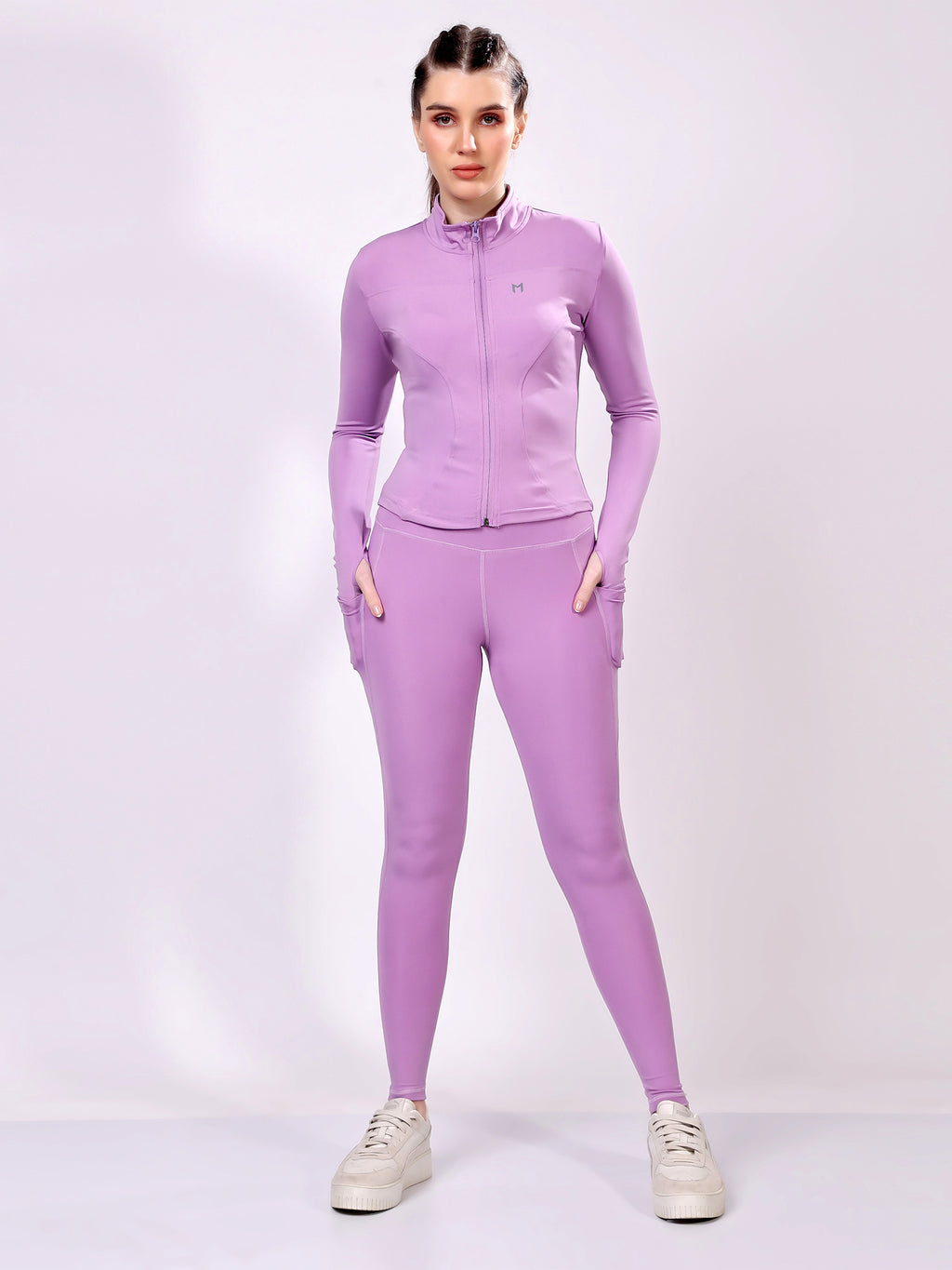 Power Pair Orchid Co-Ord Set – Supportive Fit, Elegant Style, Breathable Fabric