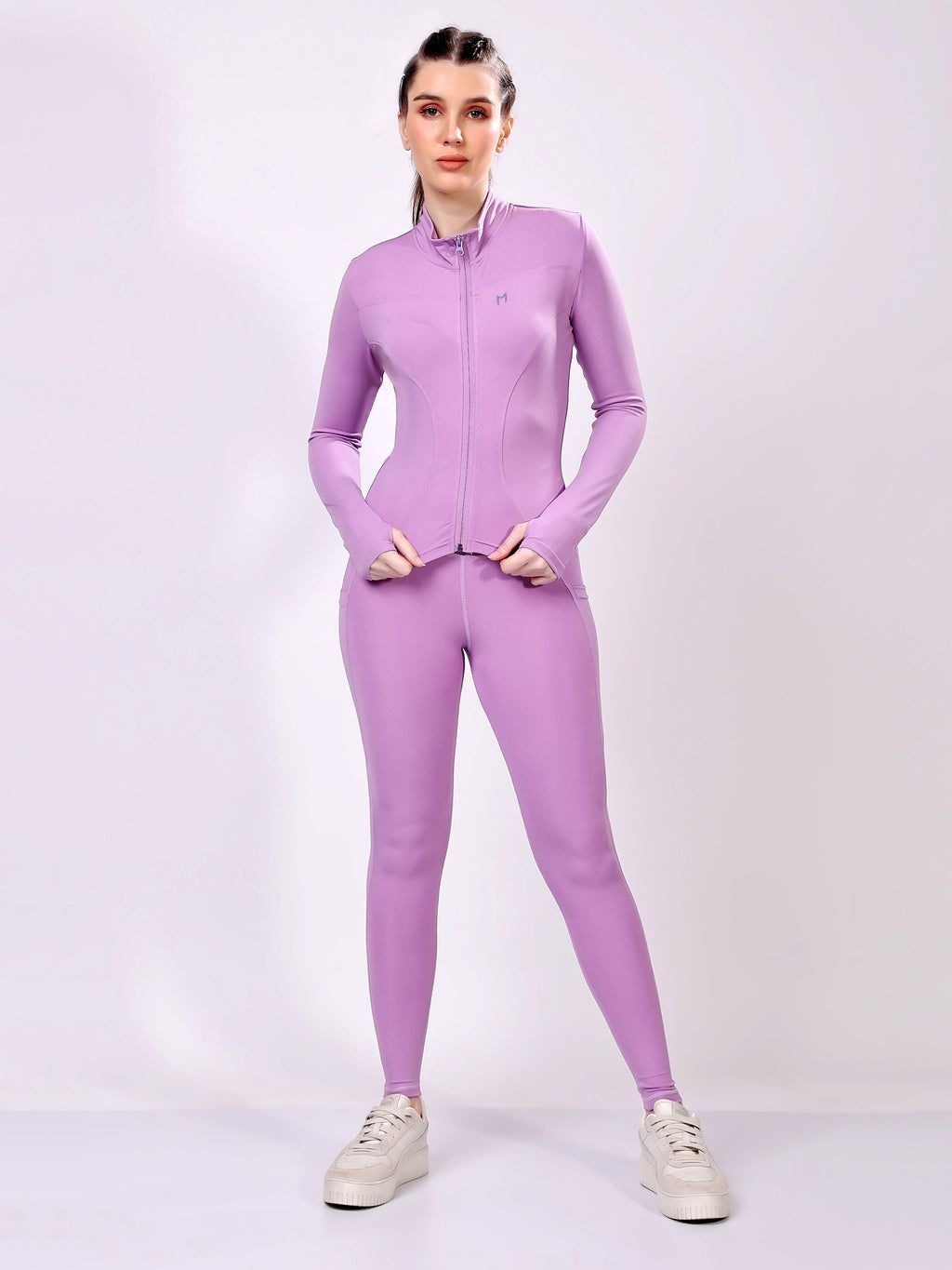 Power Pair Orchid Co-Ord Set – Supportive Fit, Elegant Style, Breathable Fabric