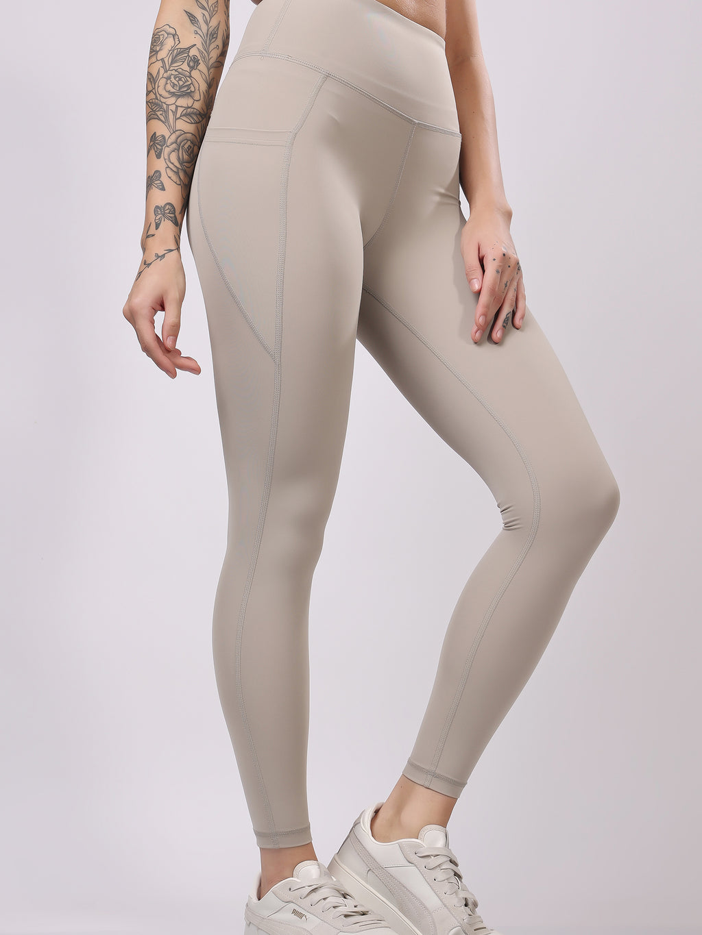 Power Pair Sandstone Leggings – Soft Feel, All-Day Comfort, Breathable Fabric