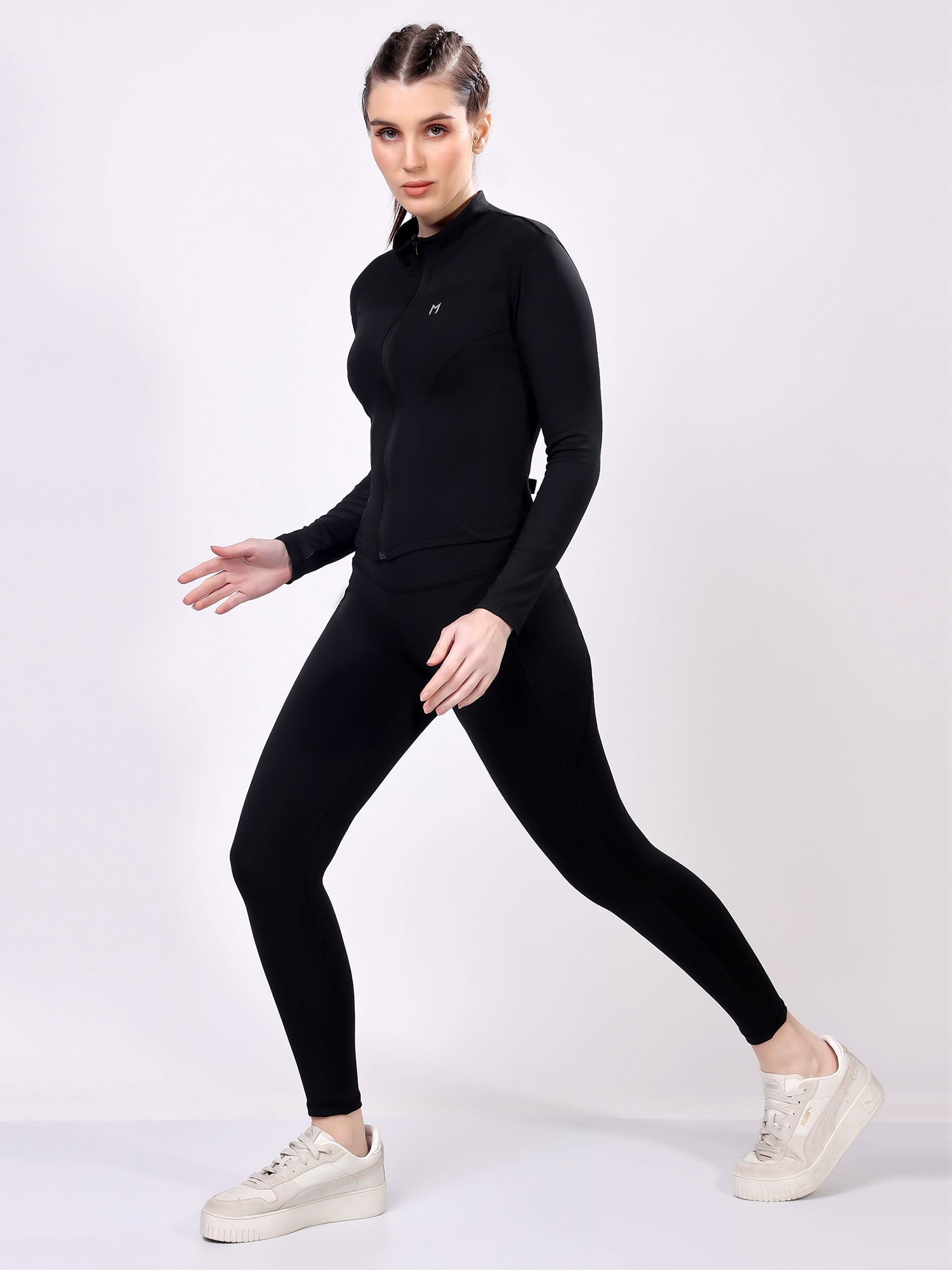 Power Pair Black Co-Ord Set – Flexible Stretch, High-Waisted Fit, Ultimate Comfort