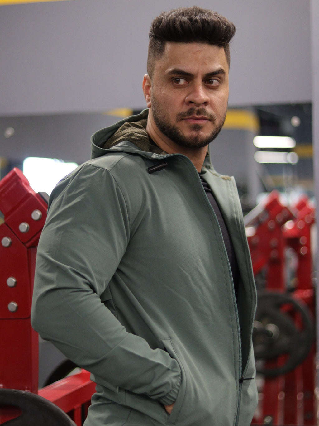 Ultra-Dry Green Sporty Jacket