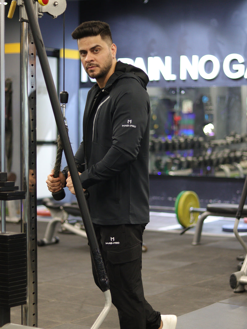 Ultra-Dry Black Sporty Jacket