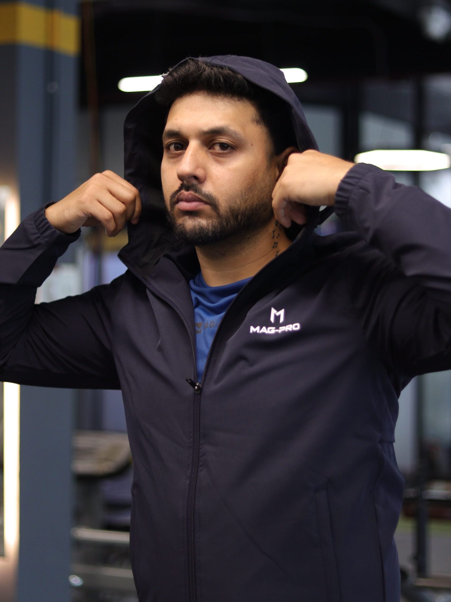 Ultra Dry Navy Blue Sporty Jacket