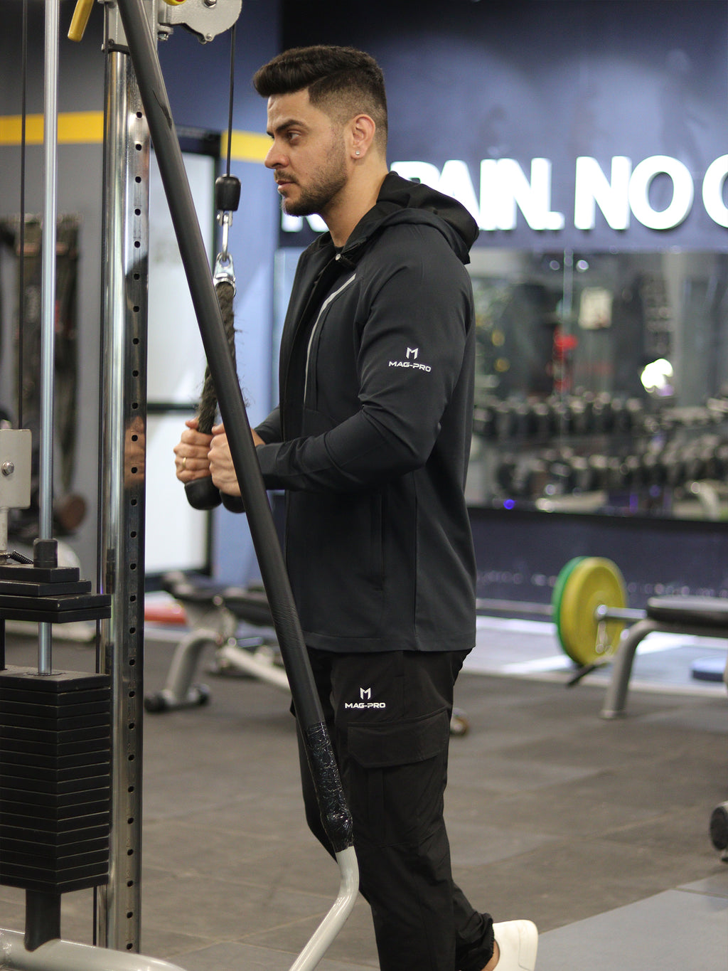 Ultra-Dry Black Sporty Jacket