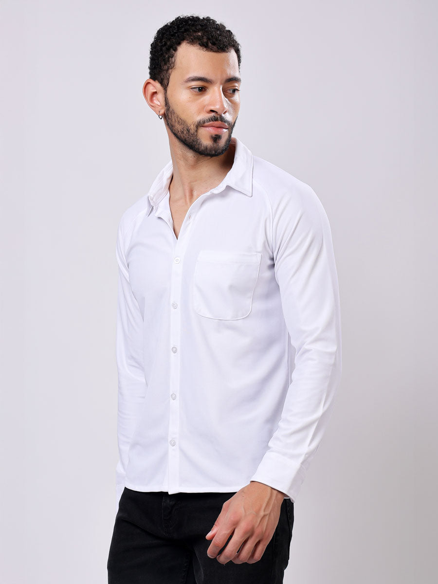 All Day White Shirt – 4 Way Stretch, Wrinkle Free, Moisture Wicking