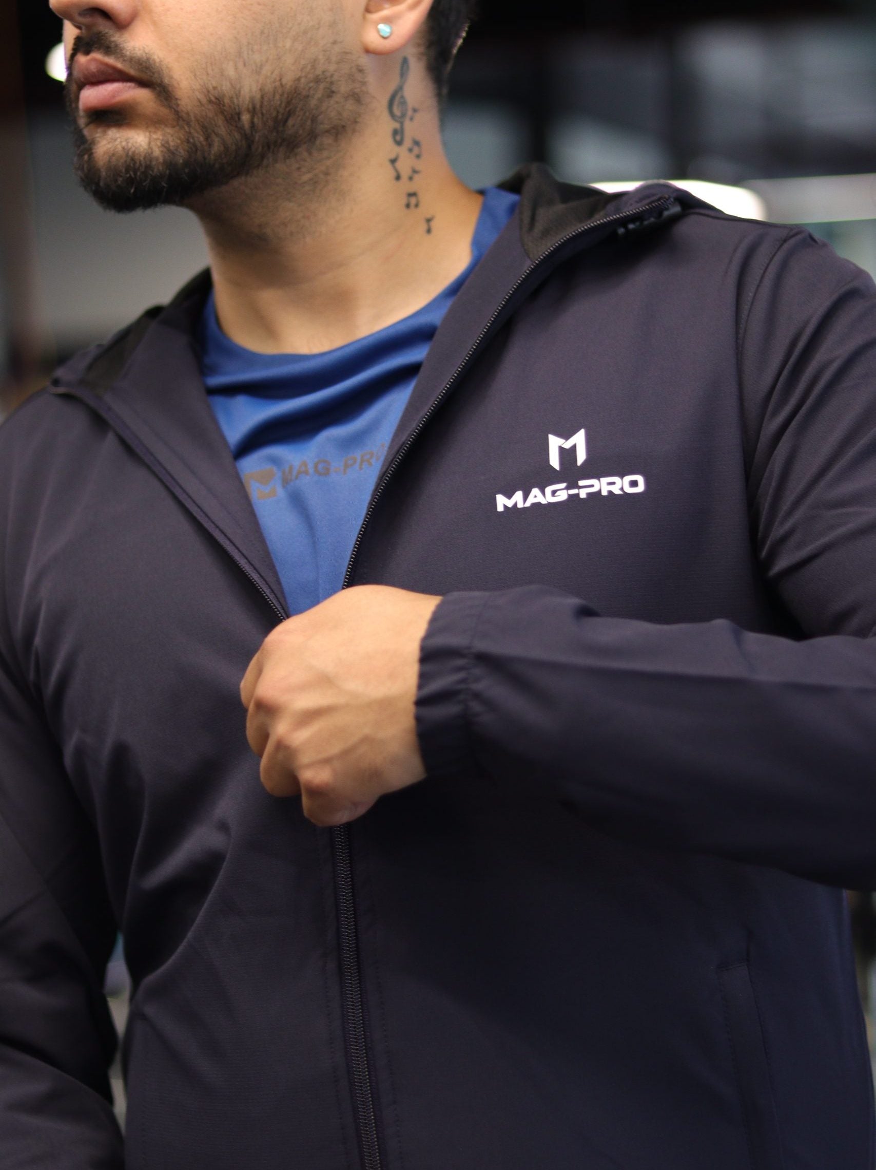 Ultra Dry Navy Blue Sporty Jacket