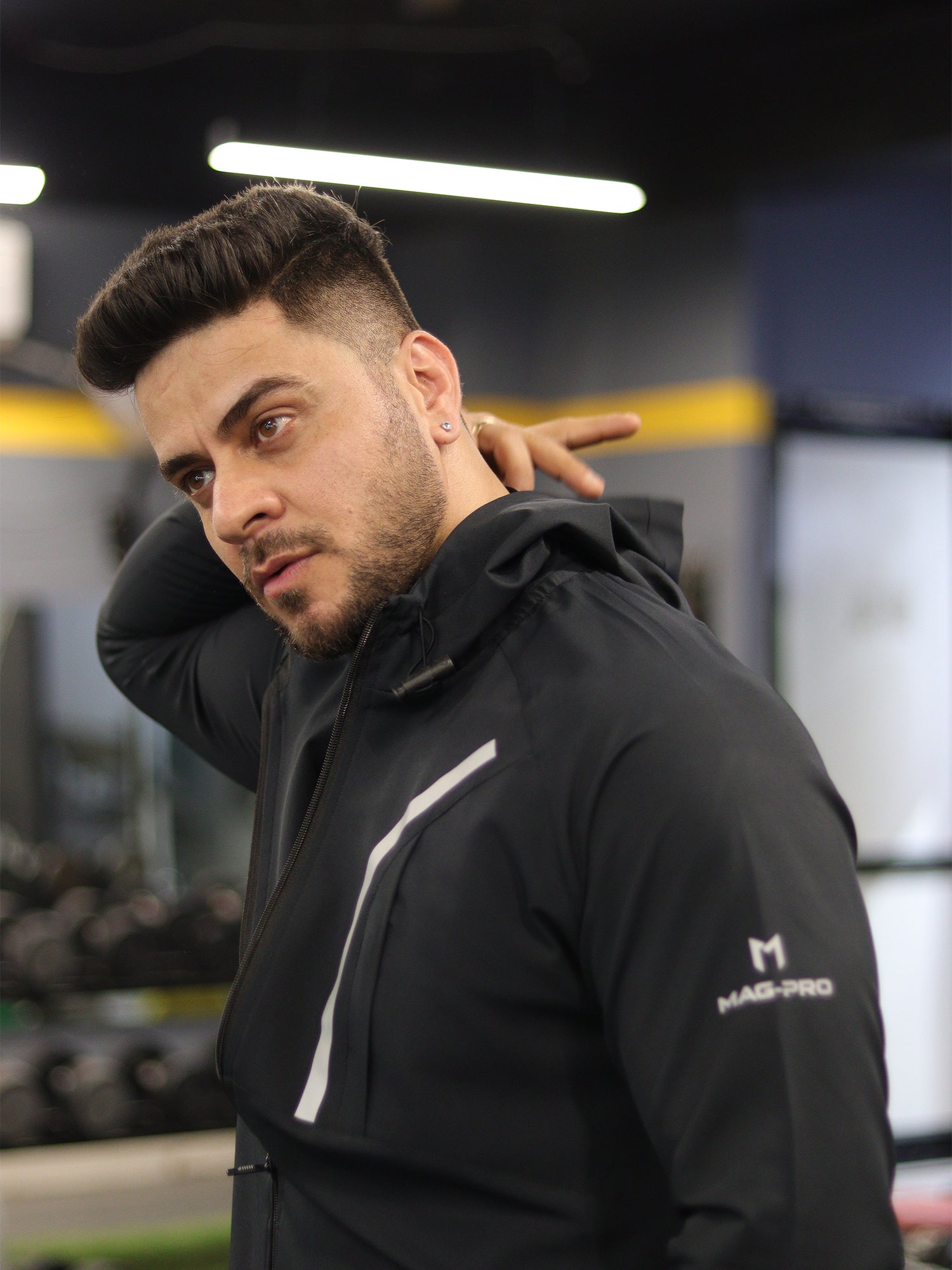 Ultra-Dry Black Sporty Jacket